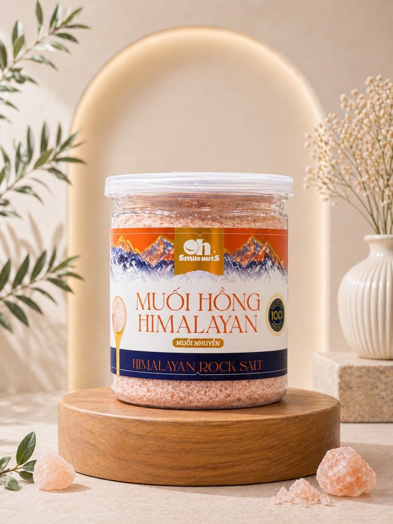 Muối Hồng Himalaya Dạng Nhuyễn hộp 500g