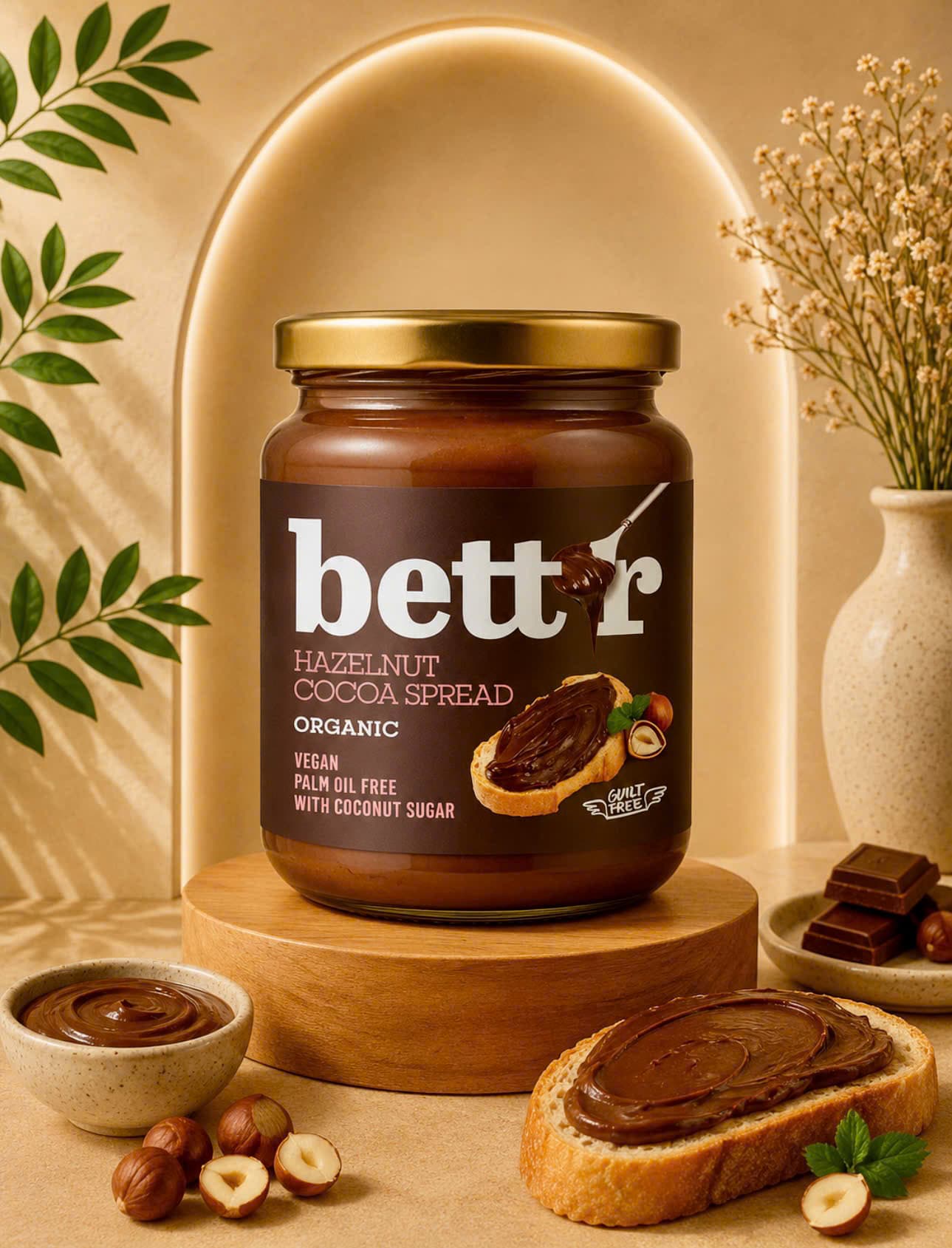 Bơ Cacao Hạt Phỉ Hữu Cơ Bett'r