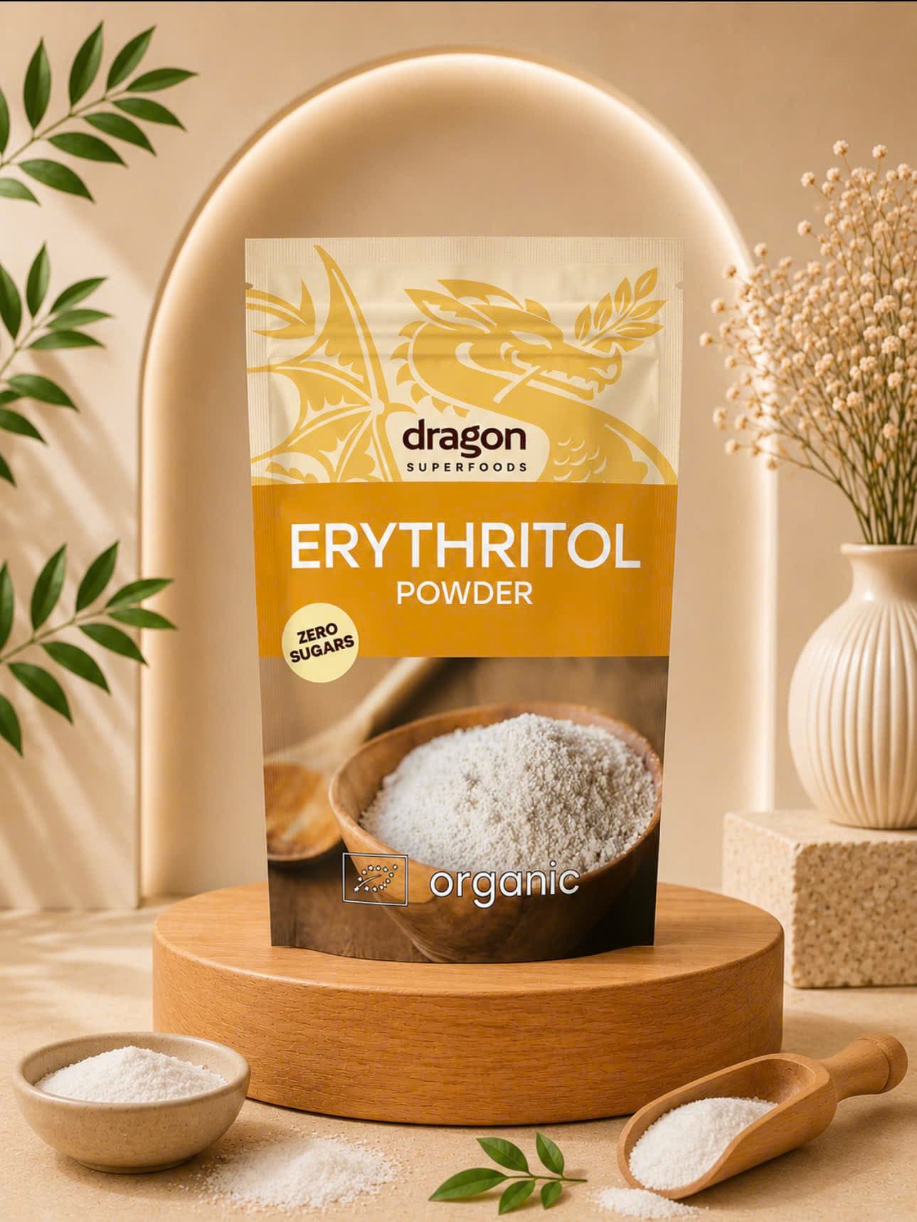 Đường Erythritol Hữu Cơ Dragon Superfoods
