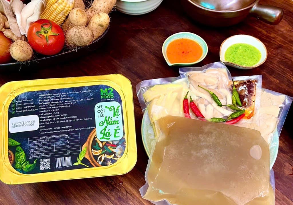 SET Lẩu Nấm Lá É