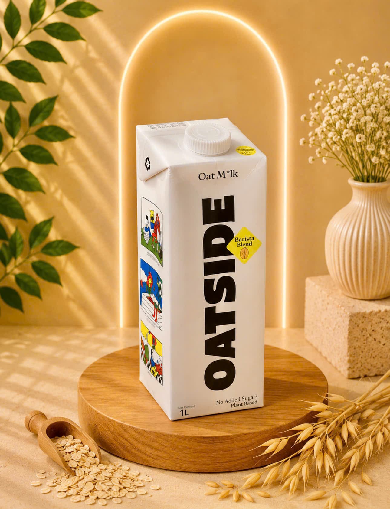 Sữa Yến Mạch Oatside Barista Blend 1L