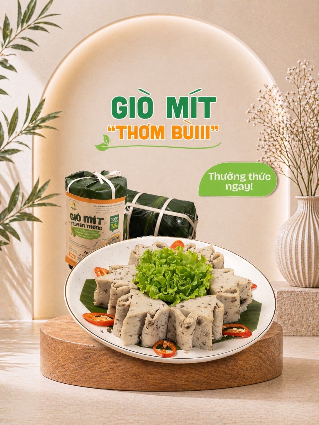 Giò mít truyền thống - 500gr