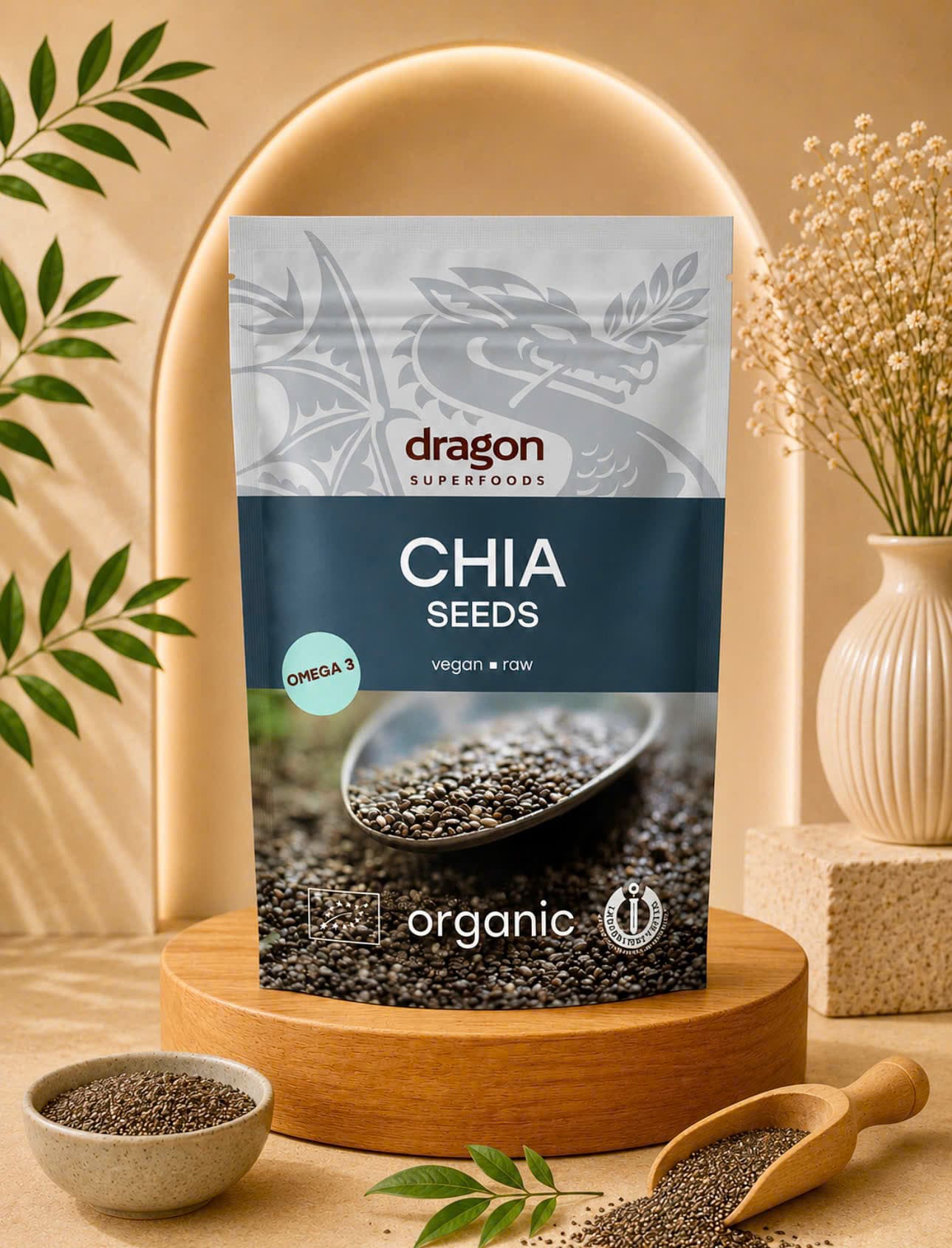 Hạt Chia Hữu Cơ Dragon Superfoods 200gr