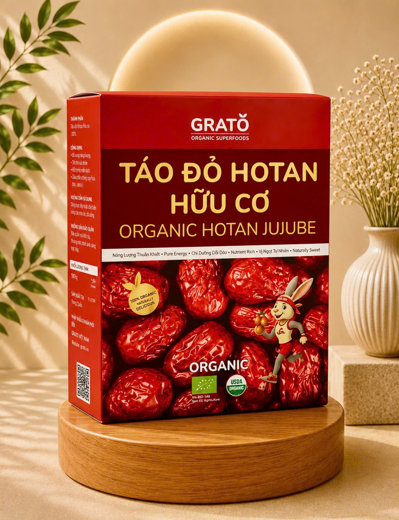 Táo Đỏ Hotan Organic Grato 400g